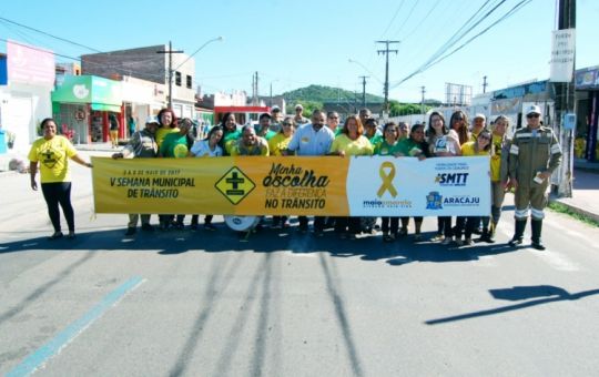 SMTT encerra com saldo positivo as ações do Maio Amarelo - SMTT Aracaju
